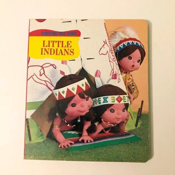 1982 Storytime Pals Series Little Indians  Board Book Childrens Book - Picture 10 of 10